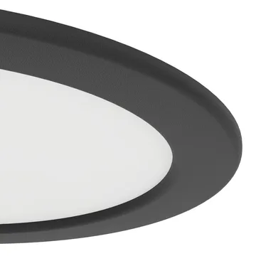 Innfelt lampe Fueva - Sort, 166 mm - Belysning - Downlights & spotlights