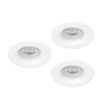 Innfelt lampe Salabate 88 mm Sett med 3 - Hvit - Belysning - Downlights & spotlights