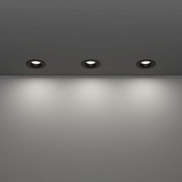 Innfelt lampe Salabate 88 mm Sett med 3 - Sort - Belysning - Downlights & spotlights