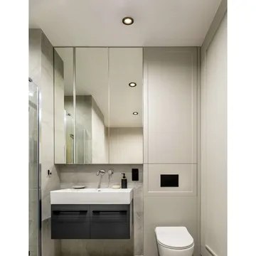 Innfelt lampe Salabate 88 mm Sett med 3 - Sort - Belysning - Downlights & spotlights