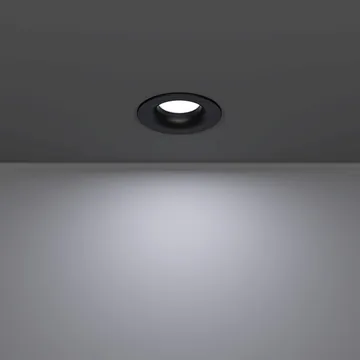 Innfelt lampe Salabate 88 mm - Sort - Belysning - Downlights & spotlights