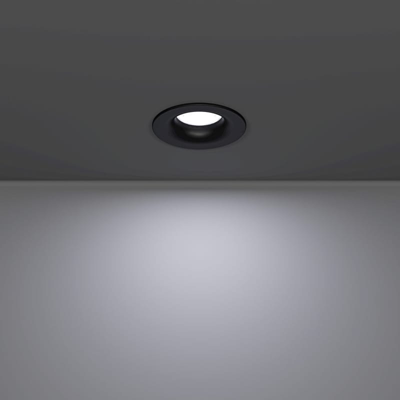 Innfelt lampe Salabate 88 mm - Sort - Belysning - Downlights & spotlights