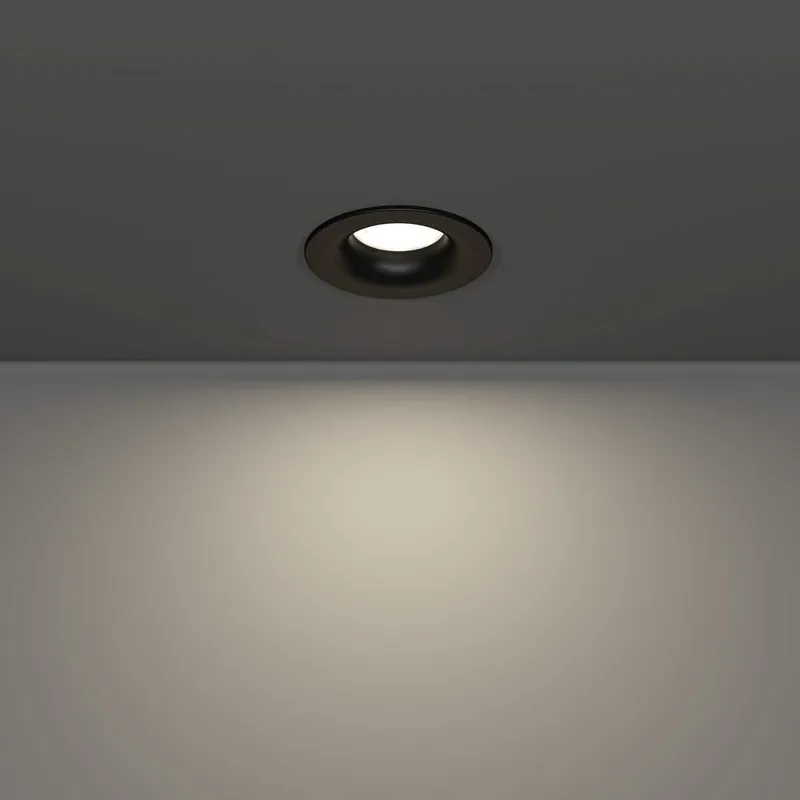 Innfelt lampe Salabate 88 mm - Sort - Belysning - Downlights & spotlights