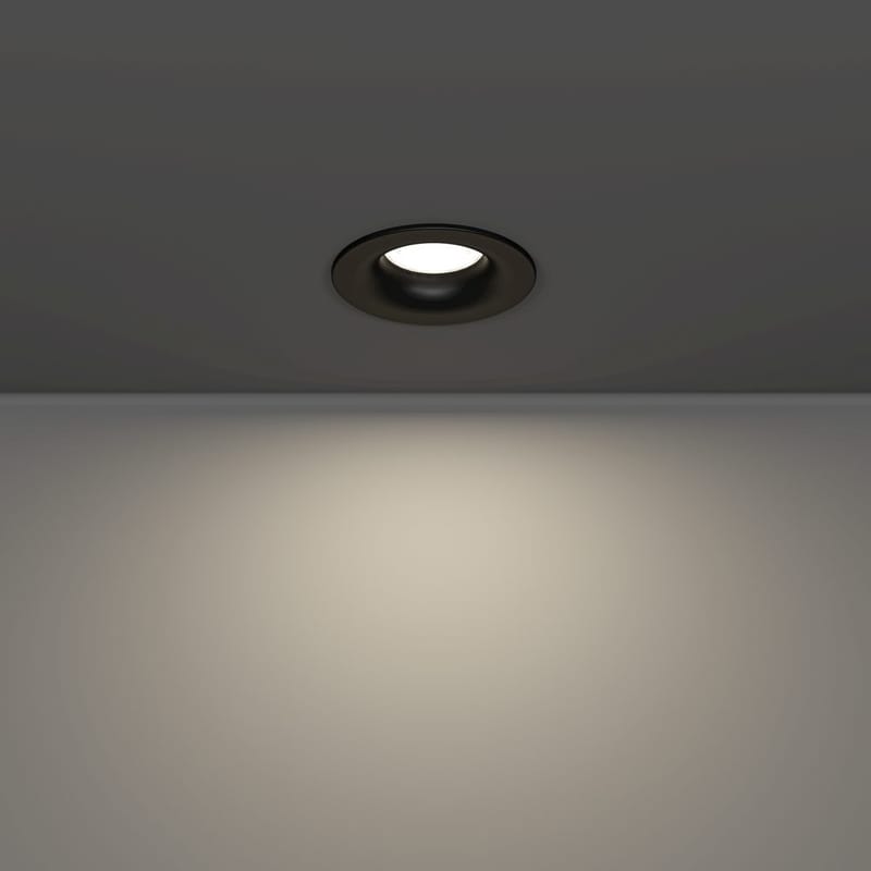 Innfelt lampe Salabate 88 mm - Sort - Belysning - Downlights & spotlights