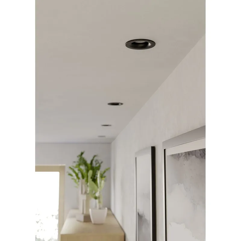 Innfelt lampe Salabate 88 mm - Sort - Belysning - Downlights & spotlights