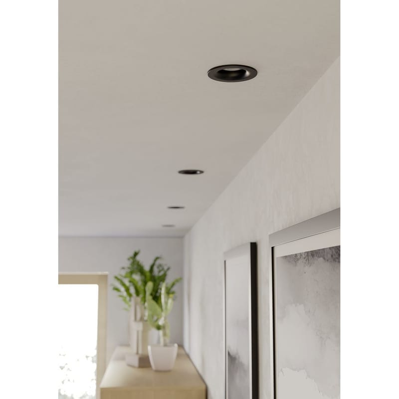 Innfelt lampe Salabate 88 mm - Sort - Belysning - Downlights & spotlights