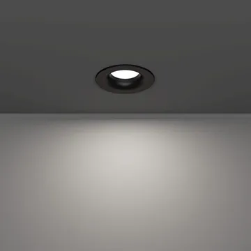 Innfelt lampe Salabate 88 mm - Sort - Belysning - Downlights & spotlights