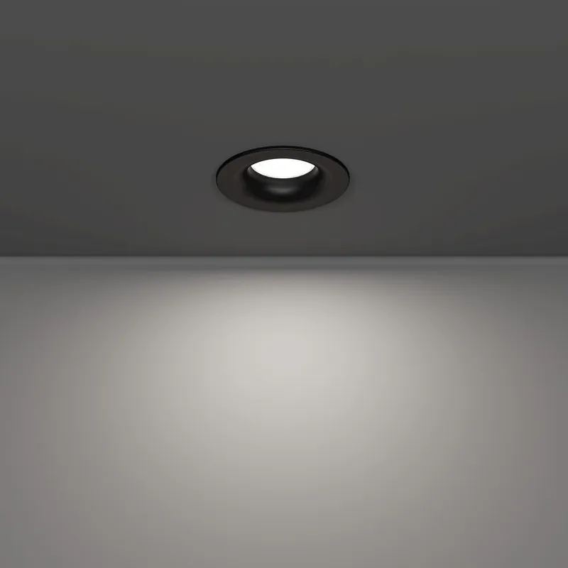 Innfelt lampe Salabate 88 mm - Sort - Belysning - Downlights & spotlights