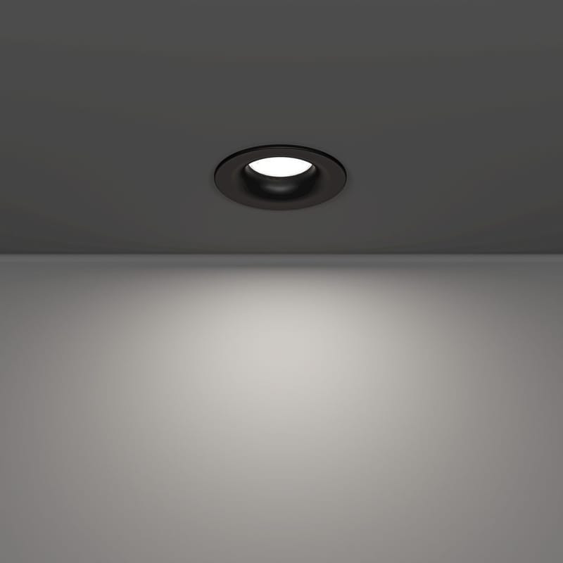 Innfelt lampe Salabate 88 mm - Sort - Belysning - Downlights & spotlights