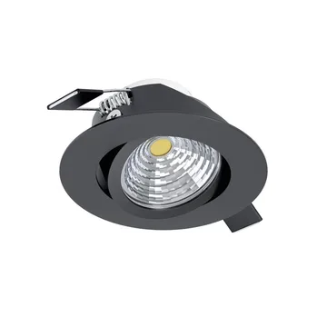 Innfelt lampe Saliceto Ø88 mm 2700K - Sort - Belysning - Downlights & spotlights