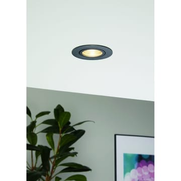 Innfelt lampe Saliceto Ø88 mm 2700K - Sort - Belysning - Downlights & spotlights