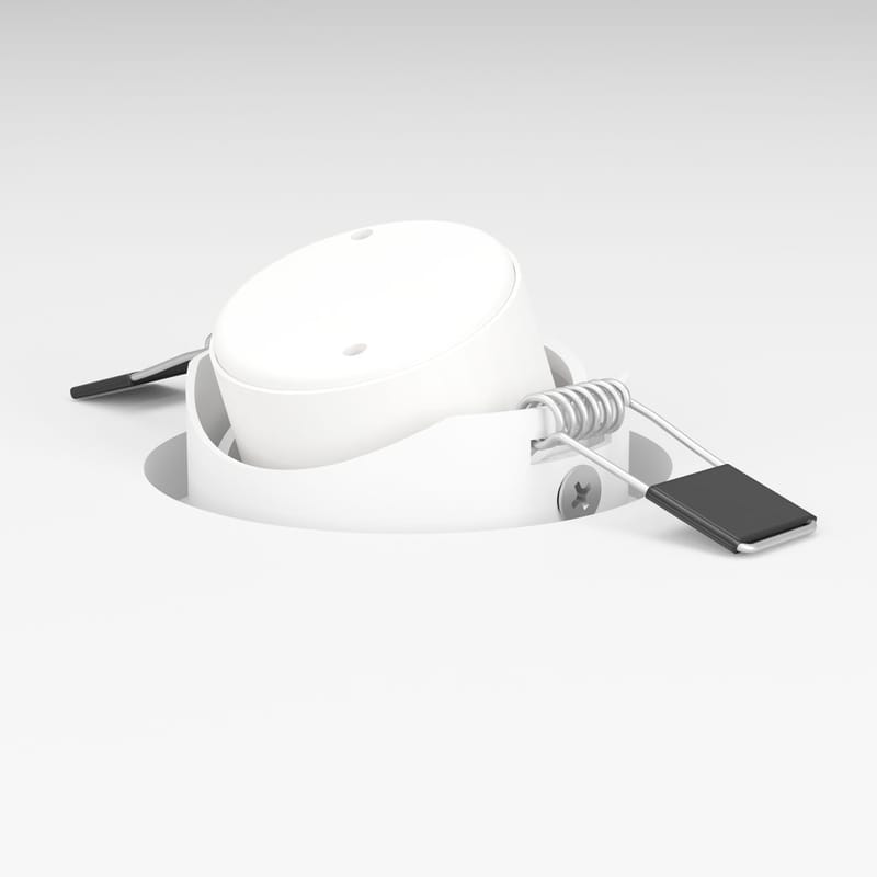 Innfelt lampe Saliceto 3 stk Ø88 mm 2700K - Hvit - Belysning - Downlights & spotlights