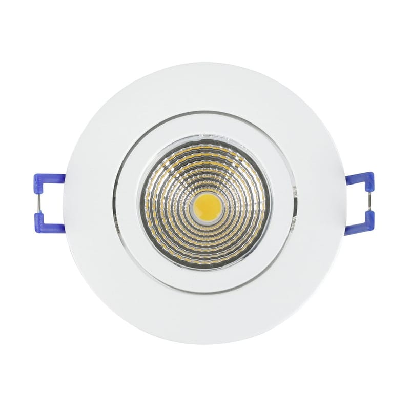 Innfelt lampe Saliceto 3 stk Ø88 mm 2700K - Hvit - Belysning - Downlights & spotlights