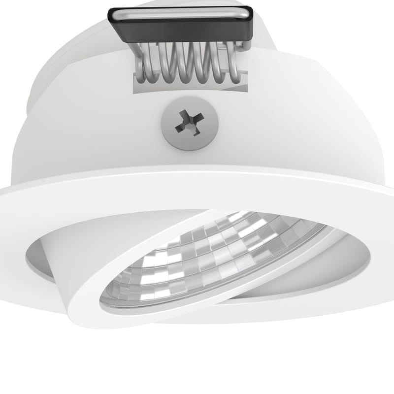 Innfelt lampe Saliceto 3 stk Ø88 mm 2700K - Hvit - Belysning - Downlights & spotlights