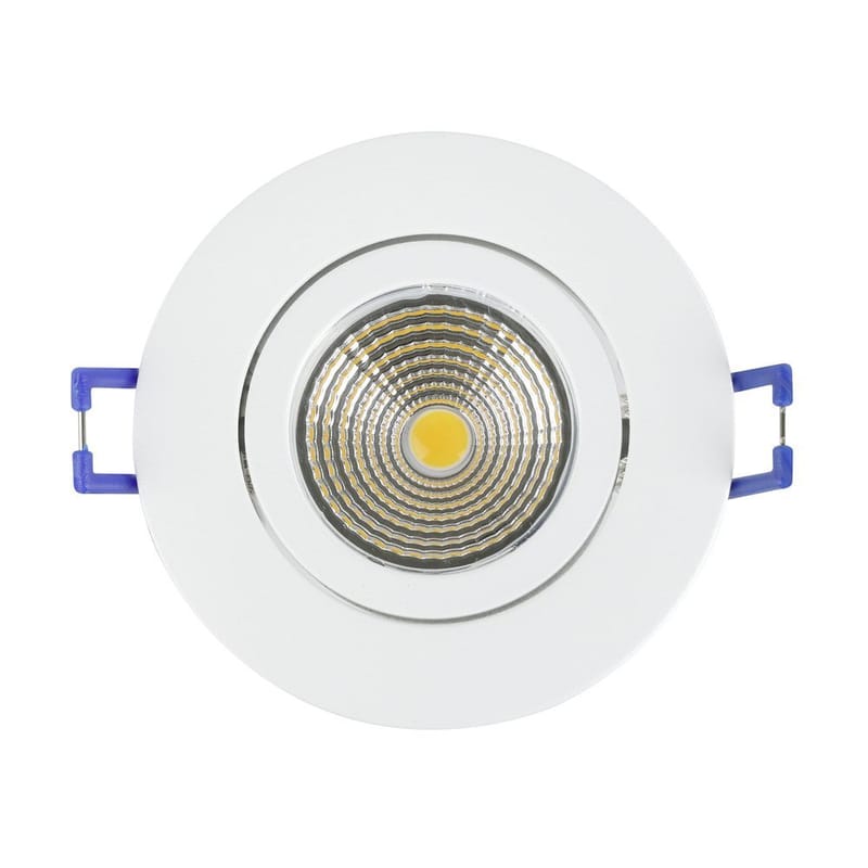 Innfelt lampe Saliceto 3 stk Ø88 mm 2700K - Hvit - Belysning - Downlights & spotlights