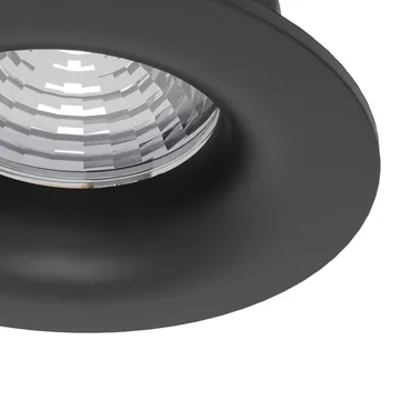 Innfelt lampe Saliceto 88 mm 2700K Sett med 3 - Sort - Belysning - Downlights & spotlights