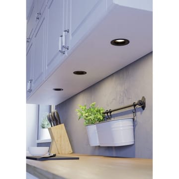 Innfelt lampe Saliceto 88 mm 2700K Sett med 3 - Sort - Belysning - Downlights & spotlights