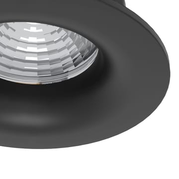 Innfelt lampe Saliceto 88 mm 2700K Sett med 3 - Sort - Belysning - Downlights & spotlights
