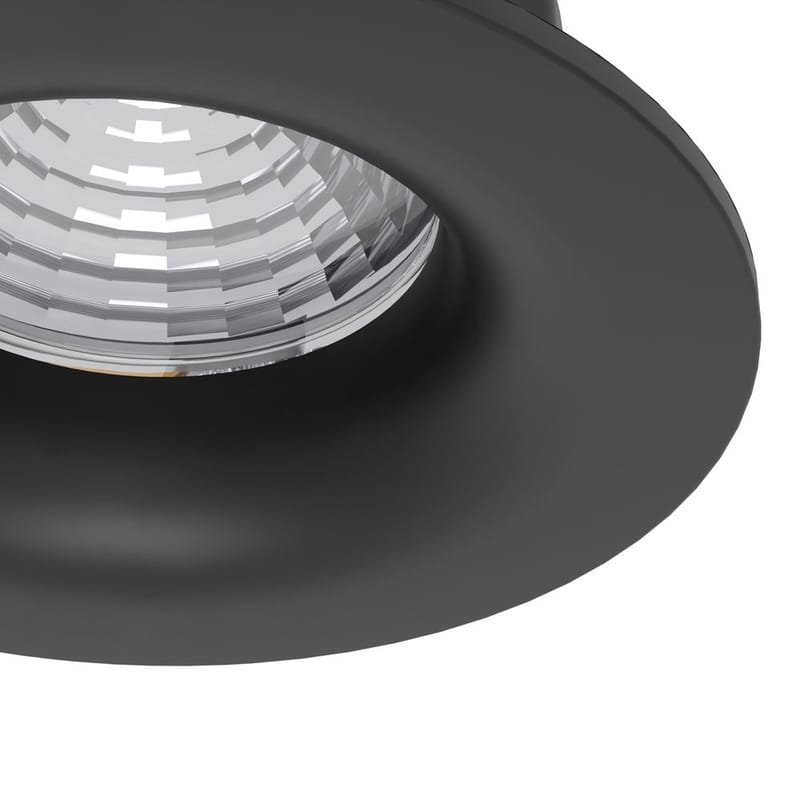 Innfelt lampe Saliceto 88 mm 2700K Sett med 3 - Sort - Belysning - Downlights & spotlights