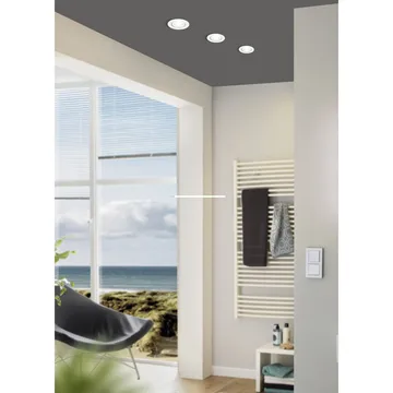 Innfelt lampe Saliceto 88 mm 4000K - Hvit - Belysning - Downlights & spotlights