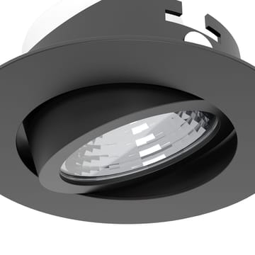 Innfelt lampe Saliceto 88 mm 4000K Sett med 3 - Sort - Belysning - Downlights & spotlights