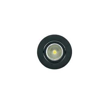 Innfelt lampe Saliceto 88 mm 4000K - Sort - Belysning - Downlights & spotlights