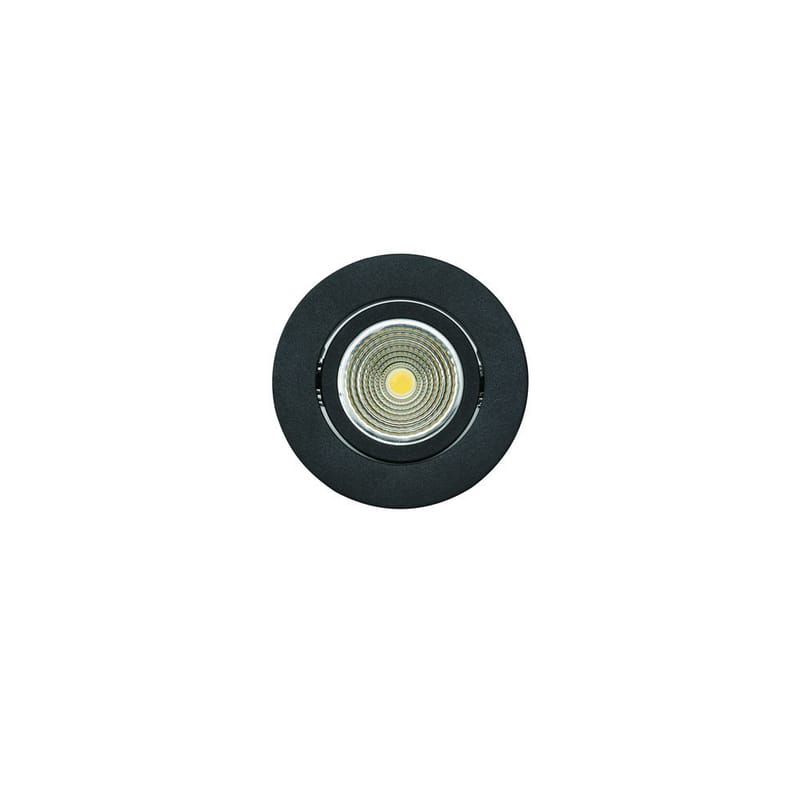 Innfelt lampe Saliceto 88 mm 4000K - Sort - Belysning - Downlights & spotlights
