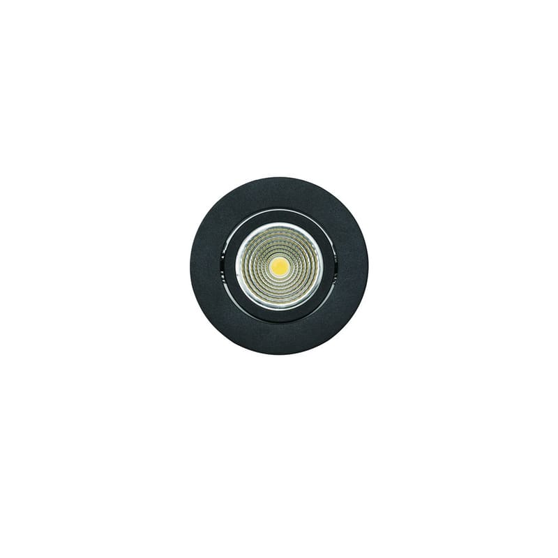 Innfelt lampe Saliceto 88 mm 4000K - Sort - Belysning - Downlights & spotlights