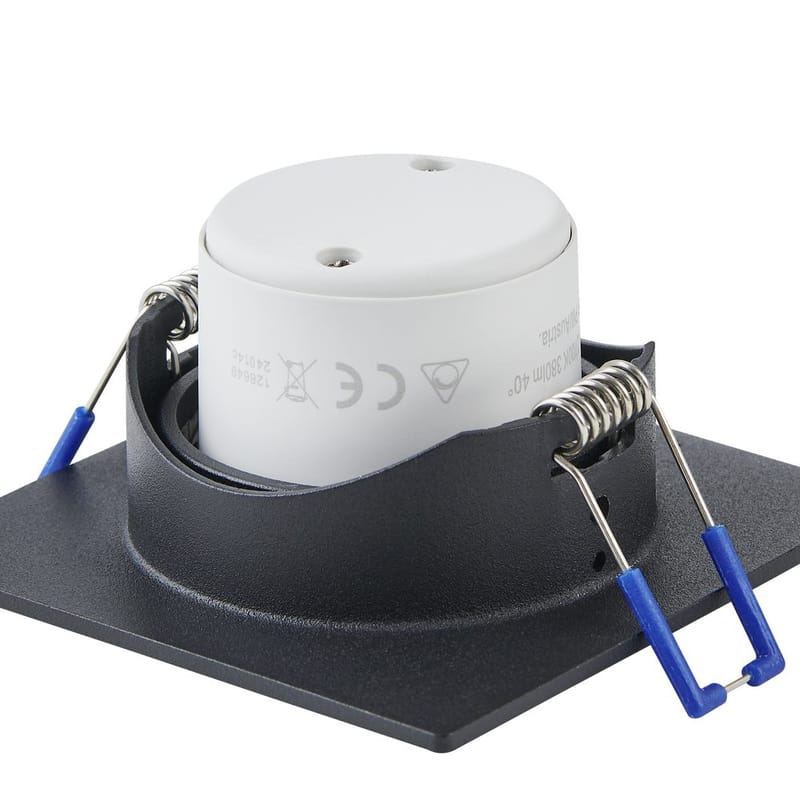 Innfelt lampe Saliceto Mobil Svart 4000K - 8,8 cm - Belysning - Downlights & spotlights