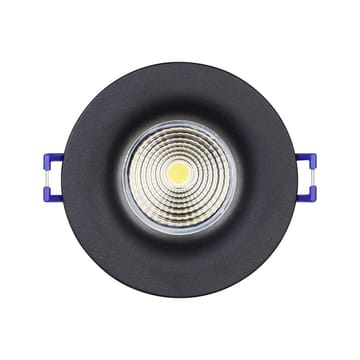 Innfelt lampe Saliceto Stel 88 mm 2700K - Sort - Belysning - Downlights & spotlights