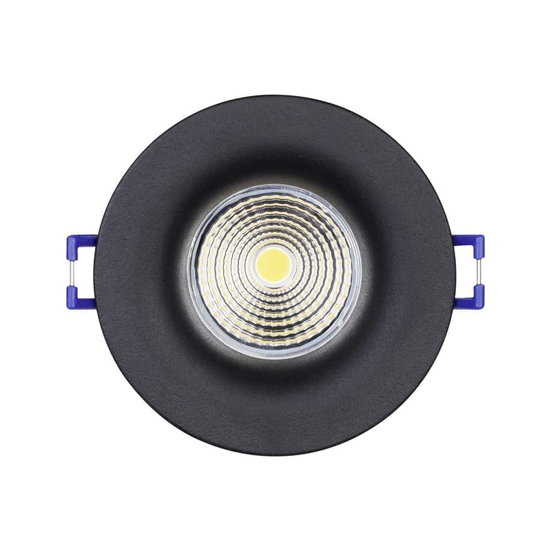 Innfelt lampe Saliceto Stel 88 mm 2700K - Sort - Belysning - Downlights & spotlights