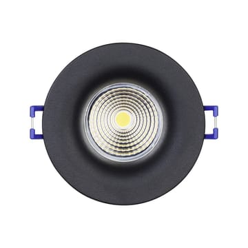 Innfelt lampe Saliceto Stel 88 mm 2700K - Sort - Belysning - Downlights & spotlights