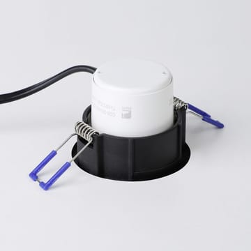 Innfelt lampe Saliceto Stel 88 mm 2700K - Sort - Belysning - Downlights & spotlights