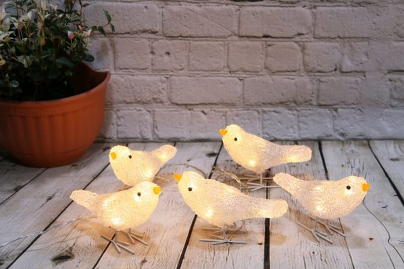 Pixie Fugler 5-set LED komplet - Pixie Design - Øvrig julebelysning