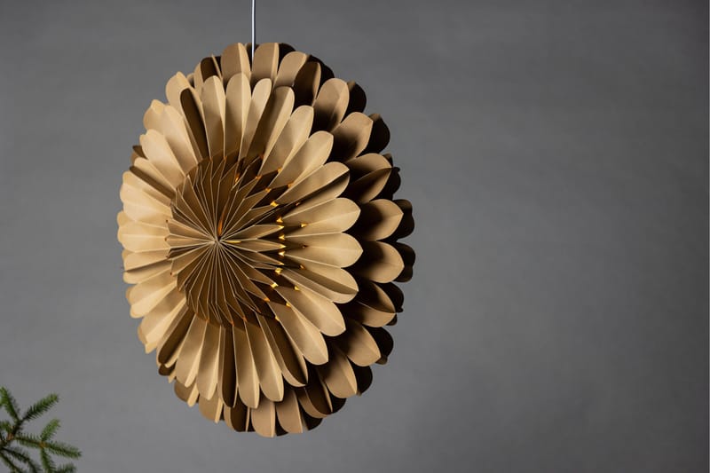 Järvsön Adventsstjerne / Julelampe 60 cm - Brun - Belysning - Julebelysning - Adventsstjerne