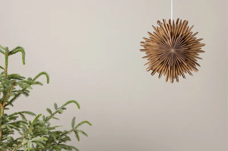 Sälen Adventsstjerne / Julelampe 35 cm - Brun - Belysning - Julebelysning - Adventsstjerne