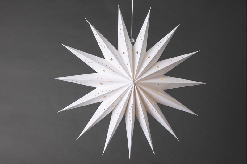 Lindvallen Adventsstjerne / Julelampe 60 cm - Hvid - Belysning - Julebelysning - Adventsstjerne