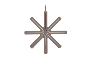 Säfsen Adventsstjerne / Julelampe 60 cm - Mokka - Belysning - Julebelysning - Adventsstjerne