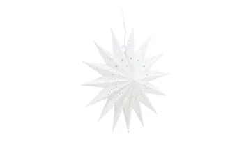 Lindvallen Adventsstjerne / Julelampe 51 cm - Hvid - Belysning - Julebelysning - Adventsstjerne