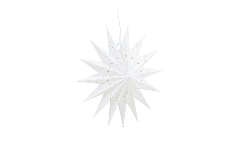 Lindvallen Adventsstjerne / Julelampe 51 cm - Hvid - Belysning - Julebelysning - Adventsstjerne
