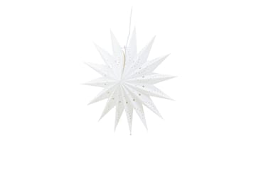 Lindvallen Adventsstjerne / Julelampe 51 cm - Hvid - Belysning - Julebelysning - Adventsstjerne