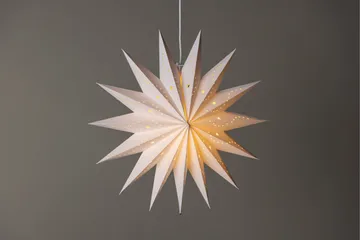 Lindvallen Adventsstjerne / Julelampe 51 cm - Hvid - Belysning - Julebelysning - Adventsstjerne