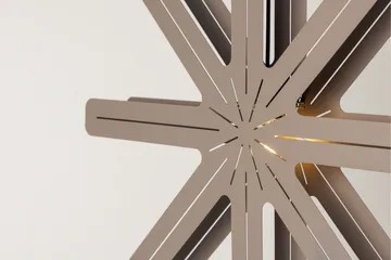 Säfsen Adventsstjerne / Julelampe 80 cm - Mokka - Belysning - Julebelysning - Adventsstjerne