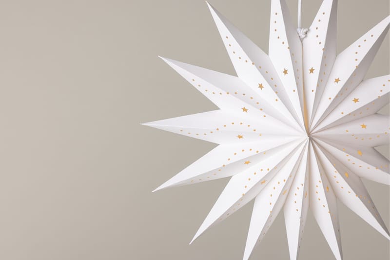 Lindvallen Adventsstjerne / Julelampe 51 cm - Hvid - Belysning - Julebelysning - Adventsstjerne