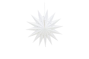Lindvallen Adventsstjerne / Julelampe 51 cm - Hvid - Belysning - Julebelysning - Adventsstjerne