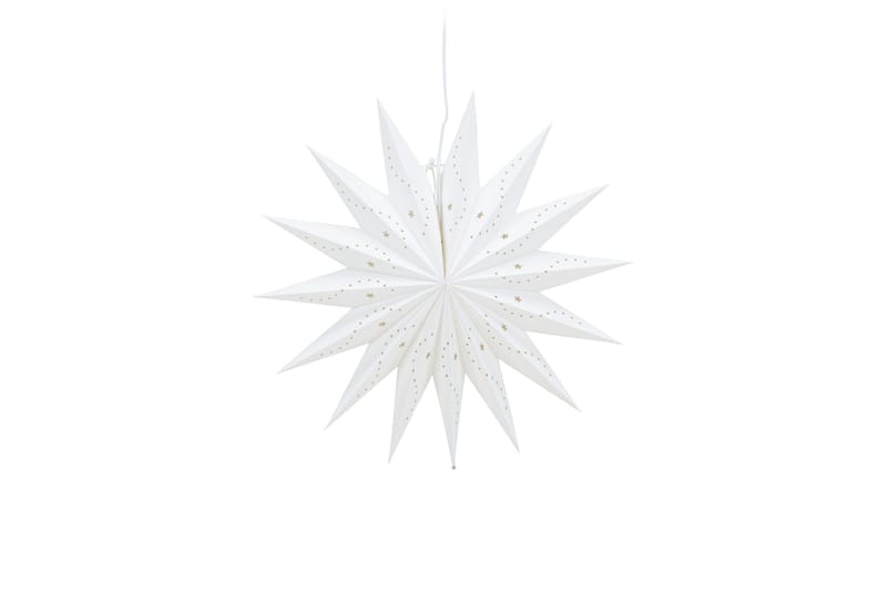 Lindvallen Adventsstjerne / Julelampe 51 cm, Hvid