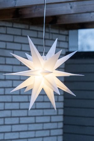 Alice stjerne 60 cm - hvit - Belysning - Julebelysning - Julelys