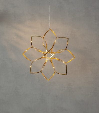 Amaze hengende dekorasjon 40 cm - messingfarget gull - Belysning - Julebelysning - Julelys