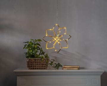Amaze hengende dekorasjon med belysning 30 cm - gull - Belysning - Julebelysning - Julelys