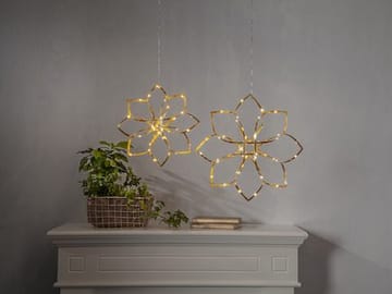 Amaze hengende dekorasjon med belysning 30 cm - gull - Belysning - Julebelysning - Julelys